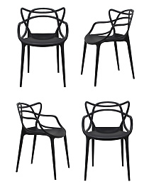 Комплект из 4-х стульев Masters чёрный FR 0134K