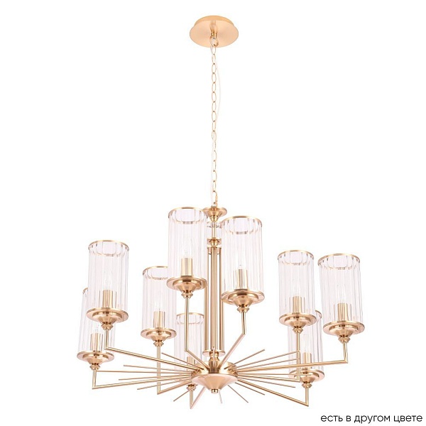 Люстра подвесная GLORIA Crystal Lux GLORIA SP9 BRASS