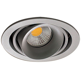 Встраиваемый светильник Donolux DL18615/01WW-R Silver Grey/Black