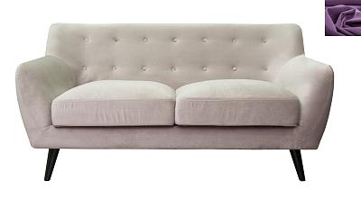 Диван с мягкими подлокотниками Albert 6 цвет фиолетовый MAK interior KS-108-2-purple