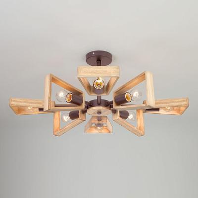 Потолочная люстра Eurosvet Klark 70056/8 кофе