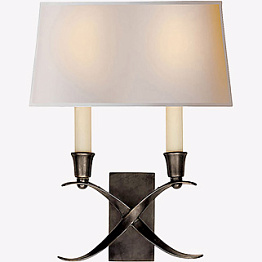 Бра Visual Comfort Small Cross Bouillotte CHD1190BZ-NP