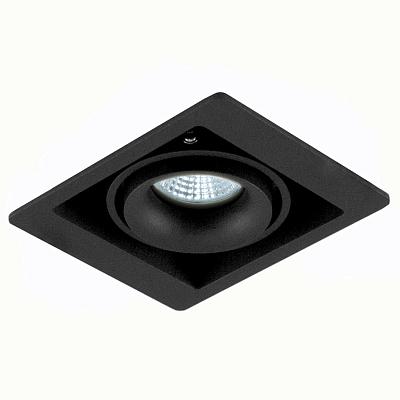 Встраиваемый светильник Donolux DL18615/01WW-SQ Shiny black/Black