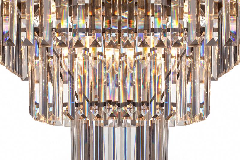 Люстра MAK interior Odeon square 50 WTL2103-500BK-CL
