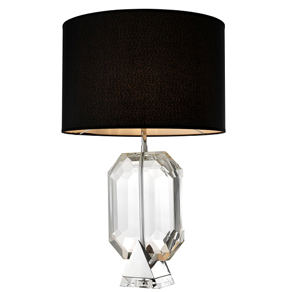 Настольная лампа Eichholtz Table Lamp Emerald Nickel & black