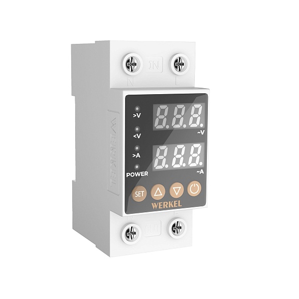 Реле напряжения 1P+N 63А W932P63R Werkel