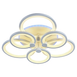 Светодиодная люстра Profit Light 8077/3+3 WHT 144W+8W RGB
