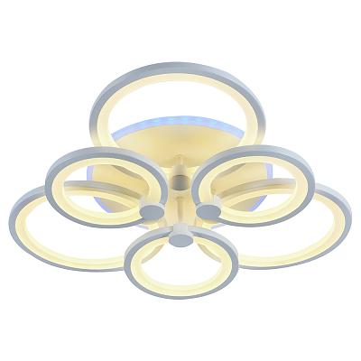 Светодиодная люстра Profit Light 8077/3+3 WHT 144W+8W RGB