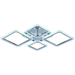 Светодиодная люстра Profit Light 8075/2+2 CHR 88W+8W RGB