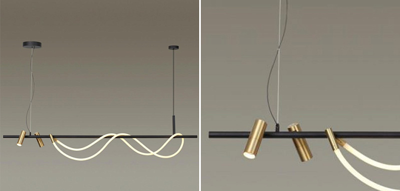 Подвесной Светильник LUKE LAMPCO TRACER LAMP Ширина 180 см 40.5664-2