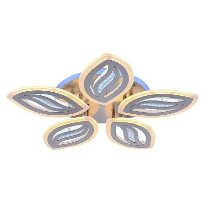 Светодиодная люстра Profit Light 8090/5 NKL 130W+8W RGB