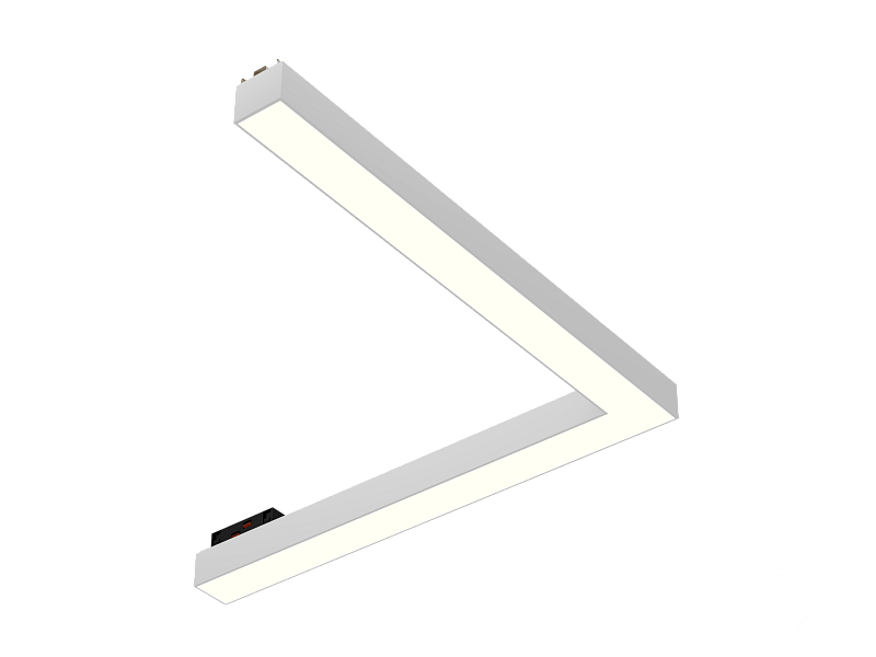 Светильник TrackLine Fold Angle (ral9003/400mm/400mm/LT70 — 4K/20W/120deg)