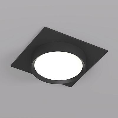 Точечный встраиваемый светильник Denkirs FLAT DK2091-BK