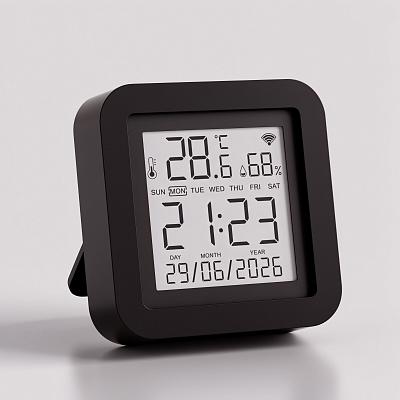 Умный датчик температуры и влажности черный 76270/01 Elektrostandard 4630644890055