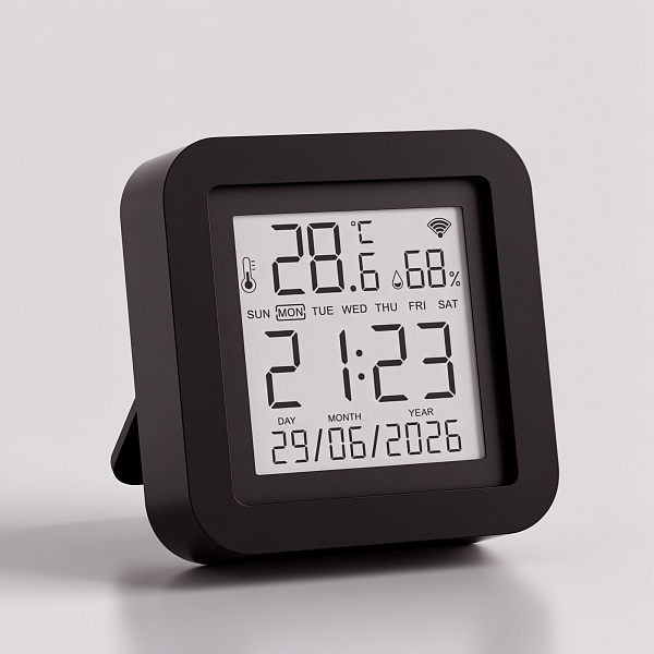 Умный датчик температуры и влажности черный 76270/01 Elektrostandard 4630644890055