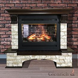 Электрокамин Гленрич «Бостон Rumba 3D»