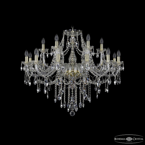 Люстра Bohemia Ivele Crystal 1415/12+6/360 G