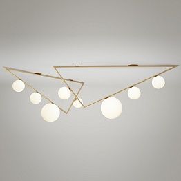 Потолочный светильник Atelier Areti Girlande Ceiling Triangle | 3 плафона