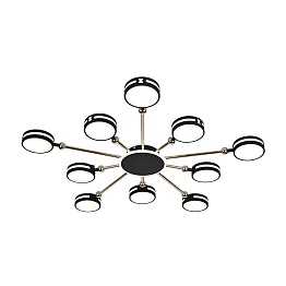 Потолочный светильник Escada 10206/10 LED*130W Black/Gold