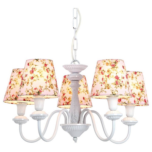 Подвесная люстра Arte Lamp Provence A9212LM-5WH