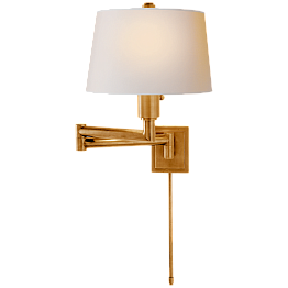 Бра Visual Comfort Chunky Swing Arm CHD5106AB-NP
