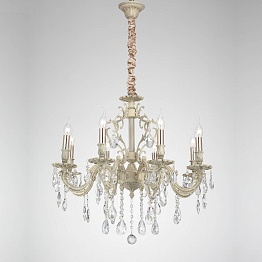 Люстра подвесная Lucia Tucci BARLETTA 1730.8 cream white