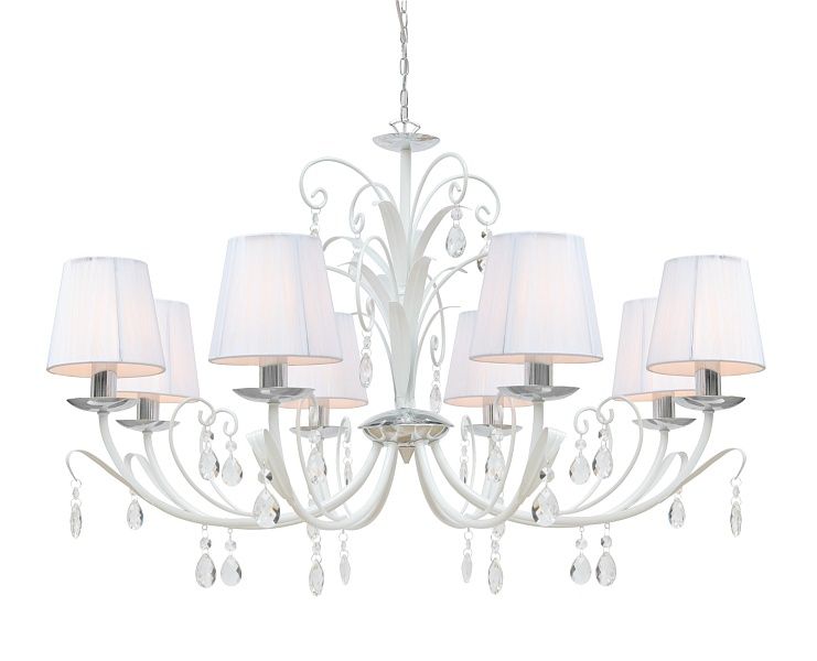 Подвесная люстра Arte Lamp Romana Snow A1743LM-8WH