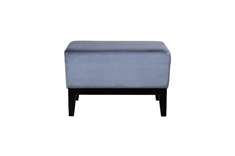 Банкетка Стелла(Stella) 60 прямоугольная синяя Velv-Sin 60*38*40см