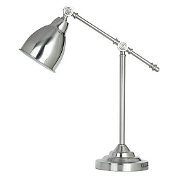 Настольная лампа Holder Table Lamp Chrome Loft Concept 43.29