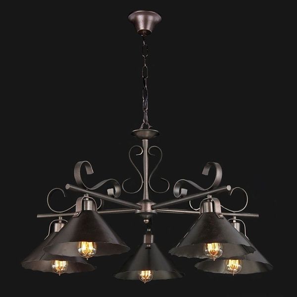 Подвесная люстра Maytoni Iron H104-55-R