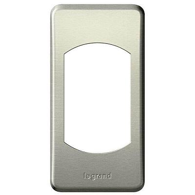 Рамка 1-постовая Legrand Celiane титан 068900