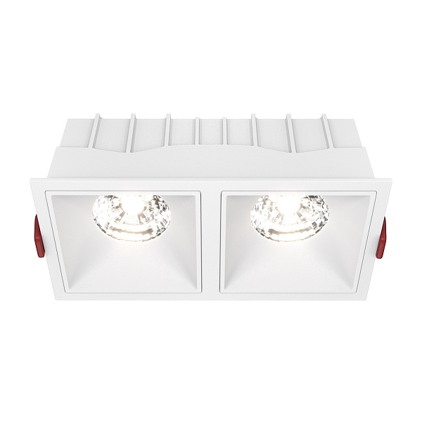 Встраиваемый светильник Maytoni Technical Alfa LED DL043-02-15W4K-SQ-W