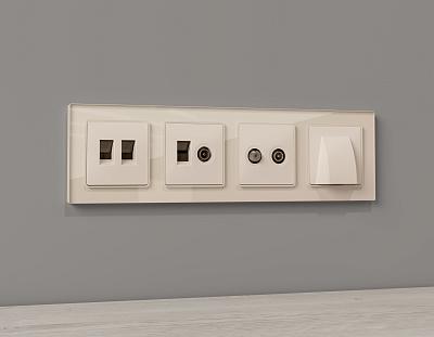 Комплект вывода кабеля с фиксатором Ambrella Volt ALFA MA335810