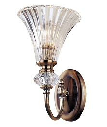 SL120.301.01 — Бра ST Luce, 1 плафон, прозрачный, бронза