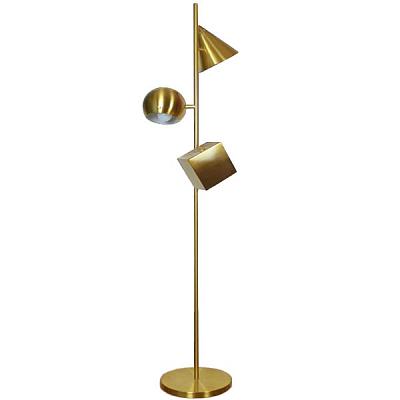 Торшер 3D geometry Gold Loft Concept 41.049