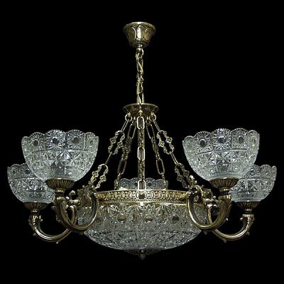 Люстра из хрусталя ХН-О-5+3 Медальон