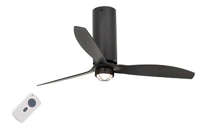 Люстра вентилятор Tube Fan Matt Black 1L Faro Barcelona 32060-10FAR