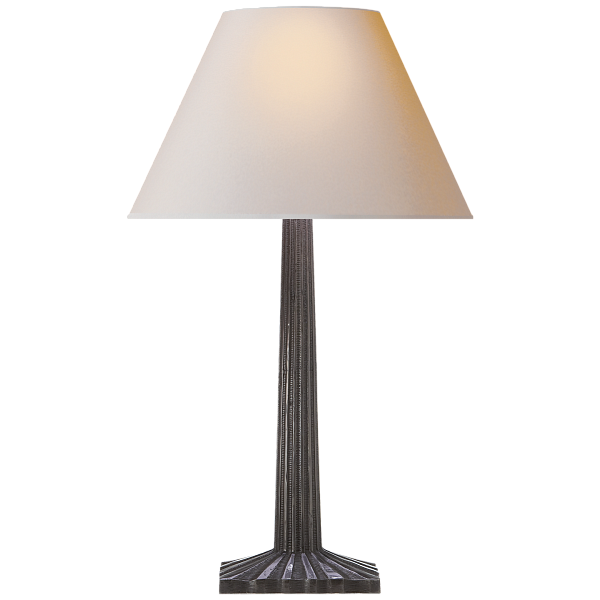 Настольная лампа Visual Comfort Strie Fluted Column CHA8707AI-NP