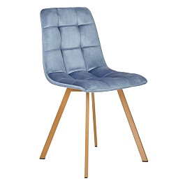 Стул Easy бирюзовый с ножками под дерево Bradexhome FR 0963