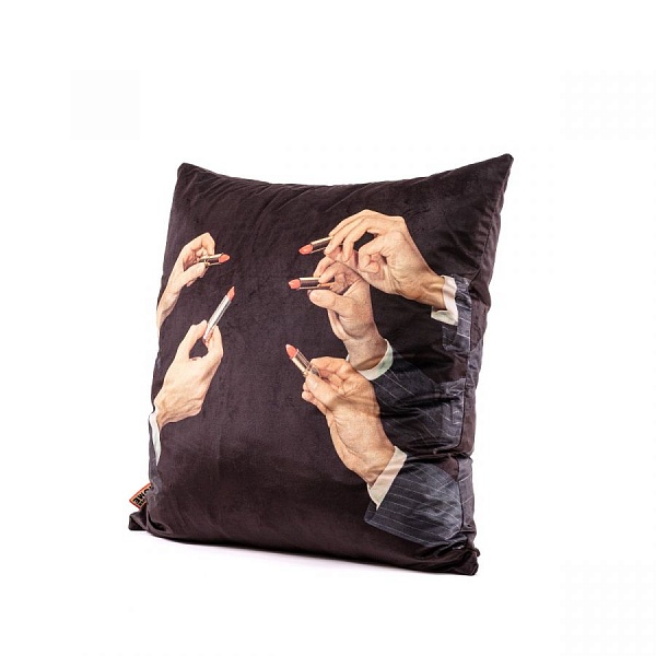 Подушка Seletti Lipstick Black 16470