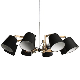 Люстра Woodland Pendant 8 Black
