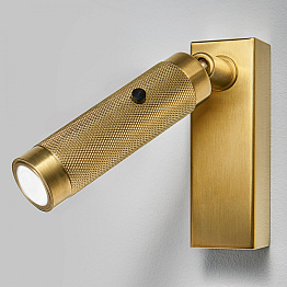 Бра Chelsom WALL LED KNURL BRASS Loft Concept 44.603