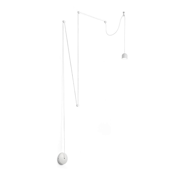 Подвесной светодиодный светильник Ideal Lux Tall SP1 Small Bianco