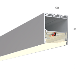 Линейный светильник LINE 5050 (Anod/3000mm/LT70 — 3K/62W)
