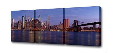 Модульная картина Через Бруклинский мост Toplight 150х50см TL-M2005