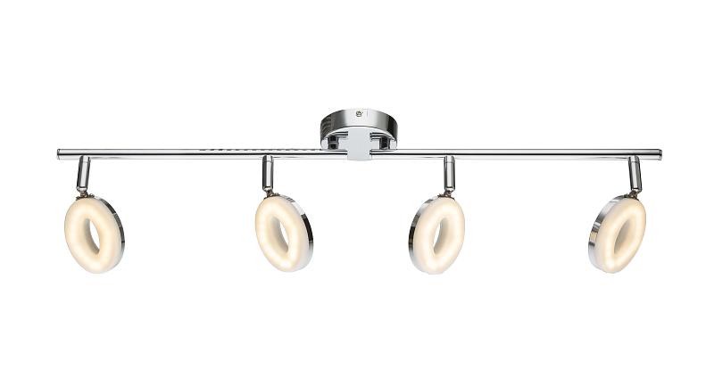 Спот GLOBO 56121-4, хром, LED, 4x4W