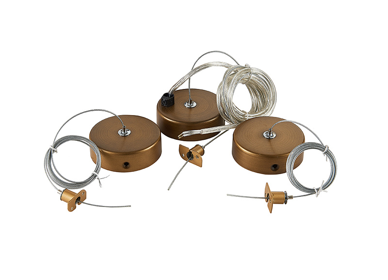 Подвесной комплект для круглого магнитного шинопровода Donolux Suspension kit DLM900RBlack Bronze