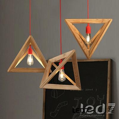 Светильник подвесной LED7 Future Lighting Wood Design Triangles