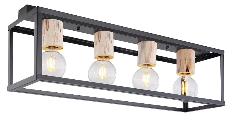 Люстра потолочная Hagar 15476-4D Globo