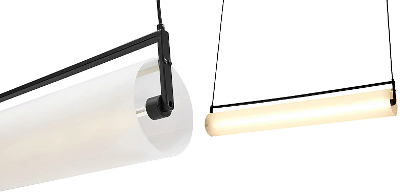 Дизайнерский линейный подвесной светильник CANVAS LINEAR HANGING LAMP 40.5426-1